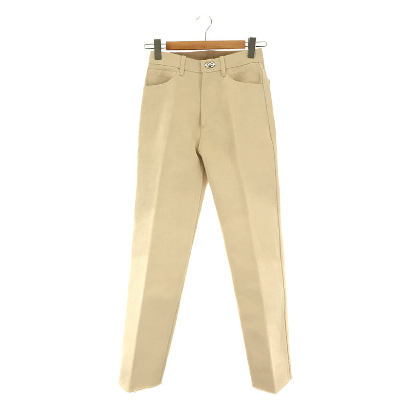 FUMIKAUCHIDA BONDING WIDE STRAIGHT PANTS