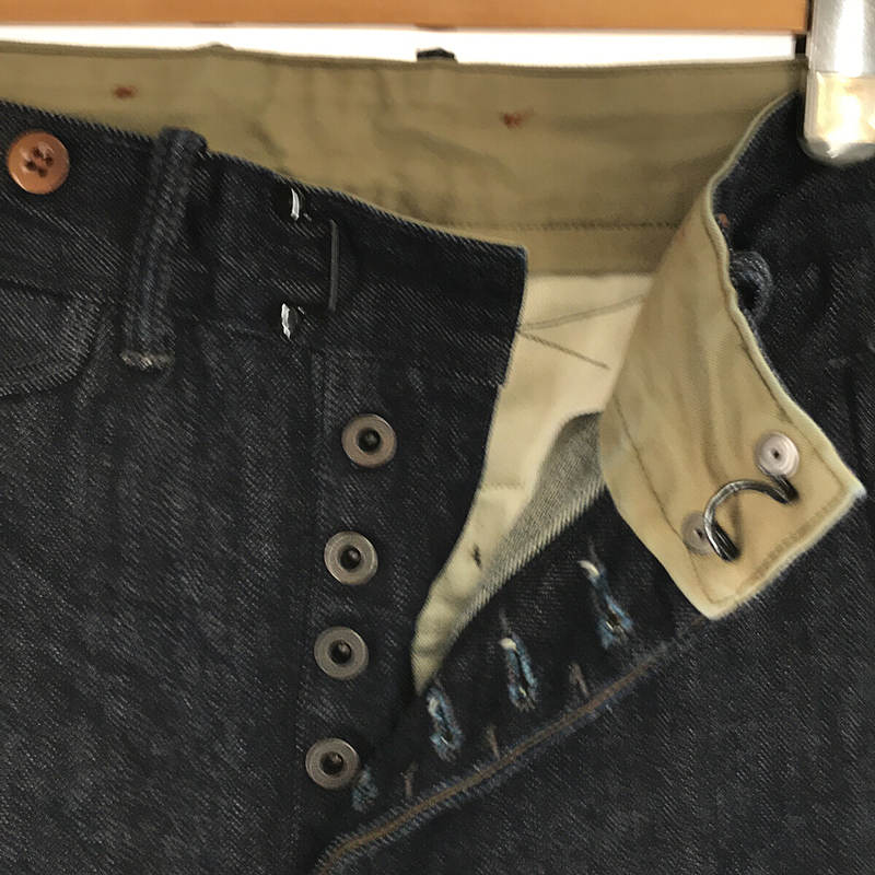 RRL / ダブルアールエル 裾ダブル シンチバック デニムパンツ