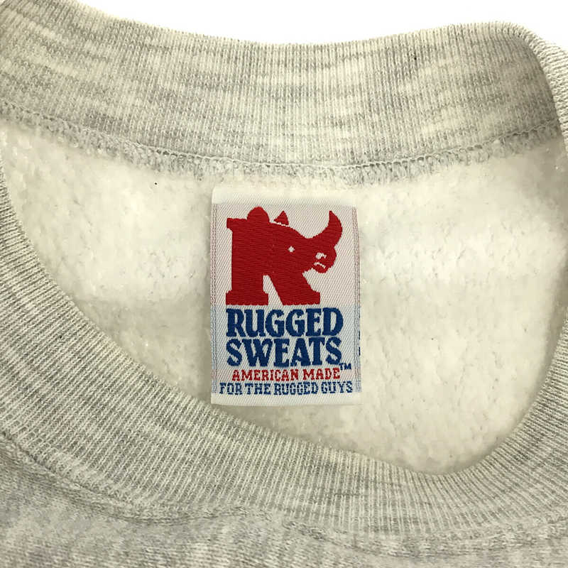 USA製 RUGGED SWEATS リバースウィーブ 両面ロゴ オーバーサイズ スウェット トレーナーVINTAGE / ヴィンテージ 古着