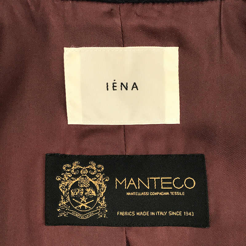 IENA / イエナ イタリア生地 MANTECO オーバーチェスターコート