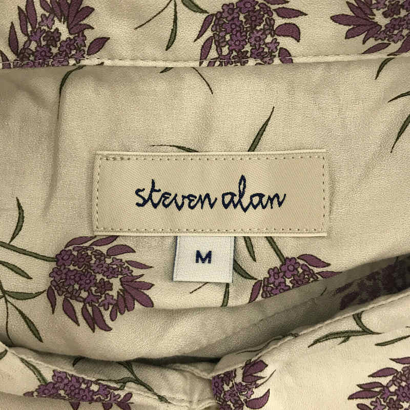 steven alan / スティーブンアラン 花柄 ロングシャツ ワンピース