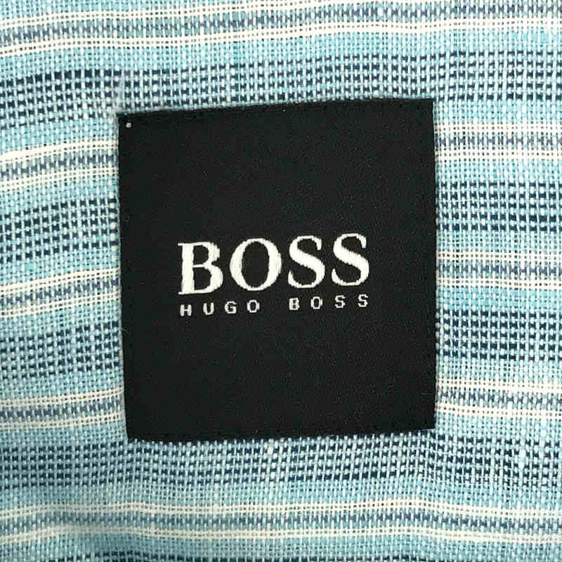 HUGO BOSS / ヒューゴ ボス リネンストライプ シャツ