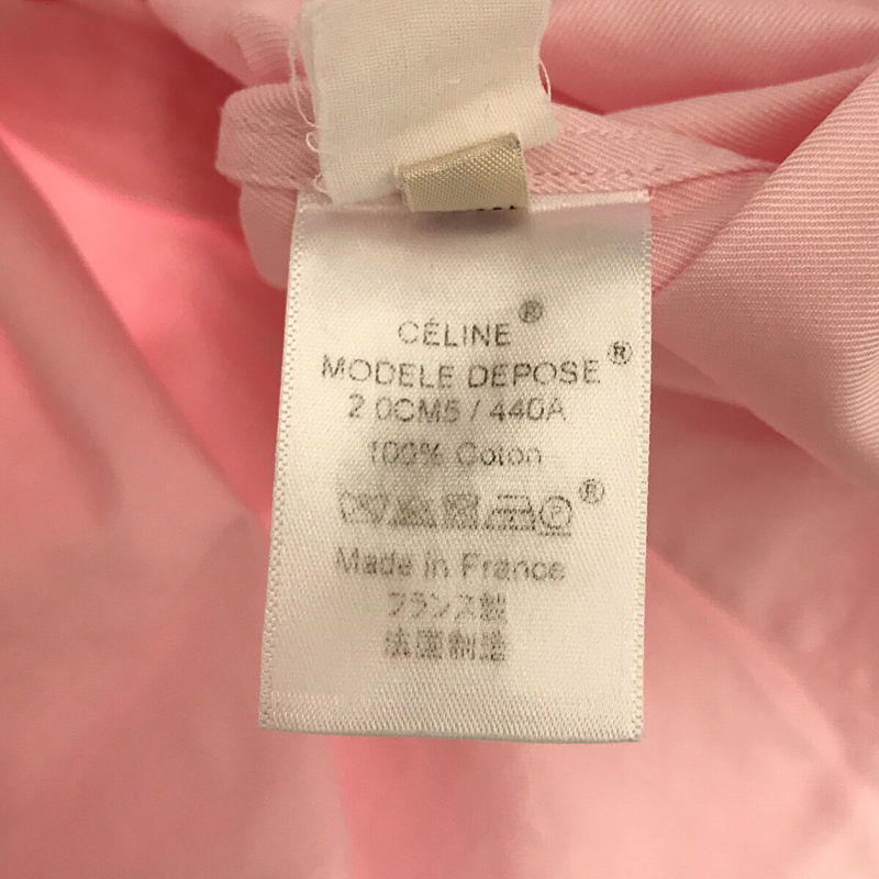 CELINE / セリーヌ フィービー期 フランス製 コットン ビッグシルエット ドレス シャツ