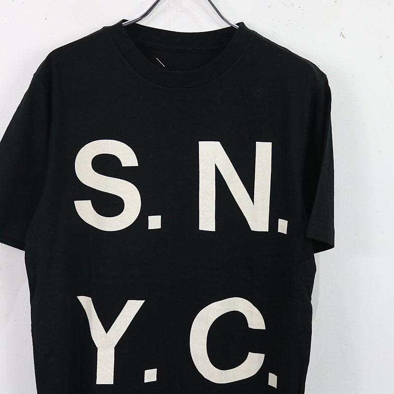 SATURDAYS SURF NYC / サタデーズサーフニューヨーク 英字ロゴプリント半袖Tシャツ