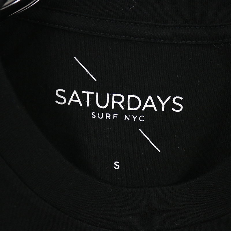 SATURDAYS SURF NYC / サタデーズサーフニューヨーク 英字ロゴプリント半袖Tシャツ