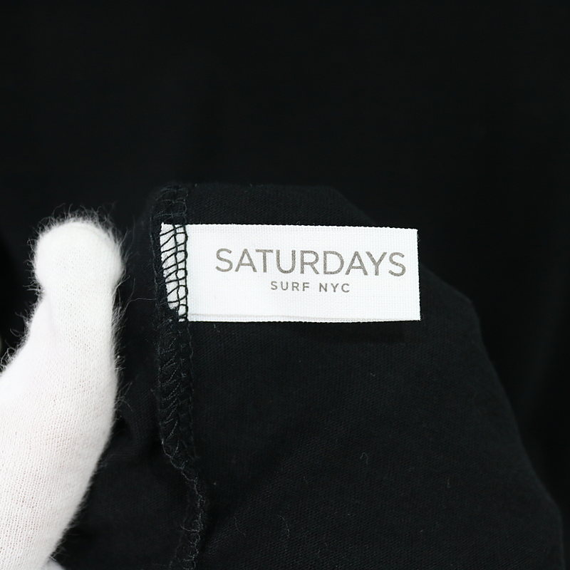 SATURDAYS SURF NYC / サタデーズサーフニューヨーク 英字ロゴプリント半袖Tシャツ