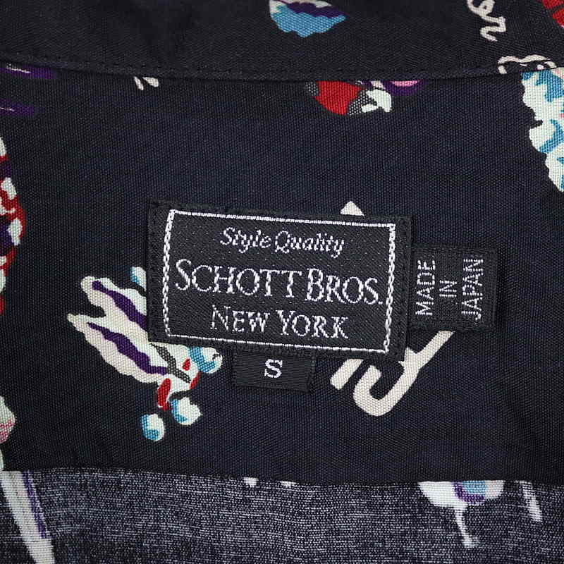 SCHOTT / ショット N.Y.EXPO 総柄アロハシャツ