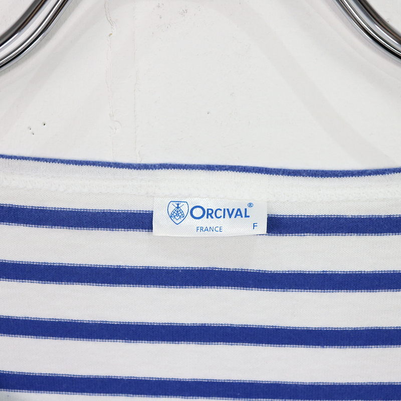 ORCIVAL / オーチバル ボートネックボーダーTシャツ