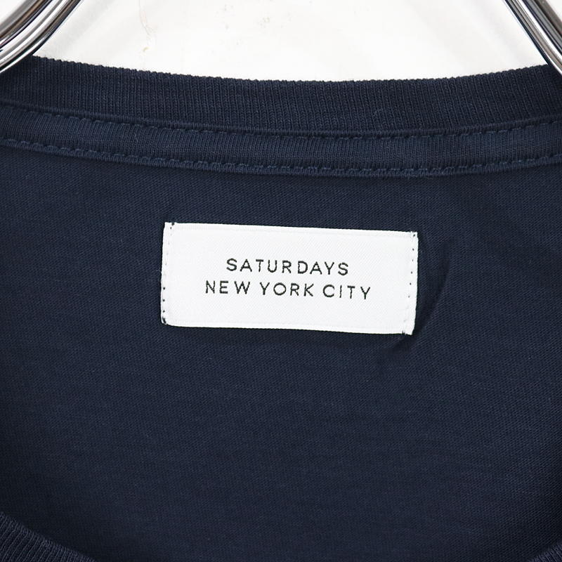 SATURDAYS SURF NYC / サタデーズサーフニューヨーク ボックスロゴプリント半袖Tシャツ