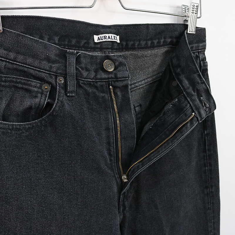 AURALEE / オーラリー WASHED HARD TWIST DENIM 5P PANTS ウォッシュド ハード ツウィスト デニム 5ポケット パンツ