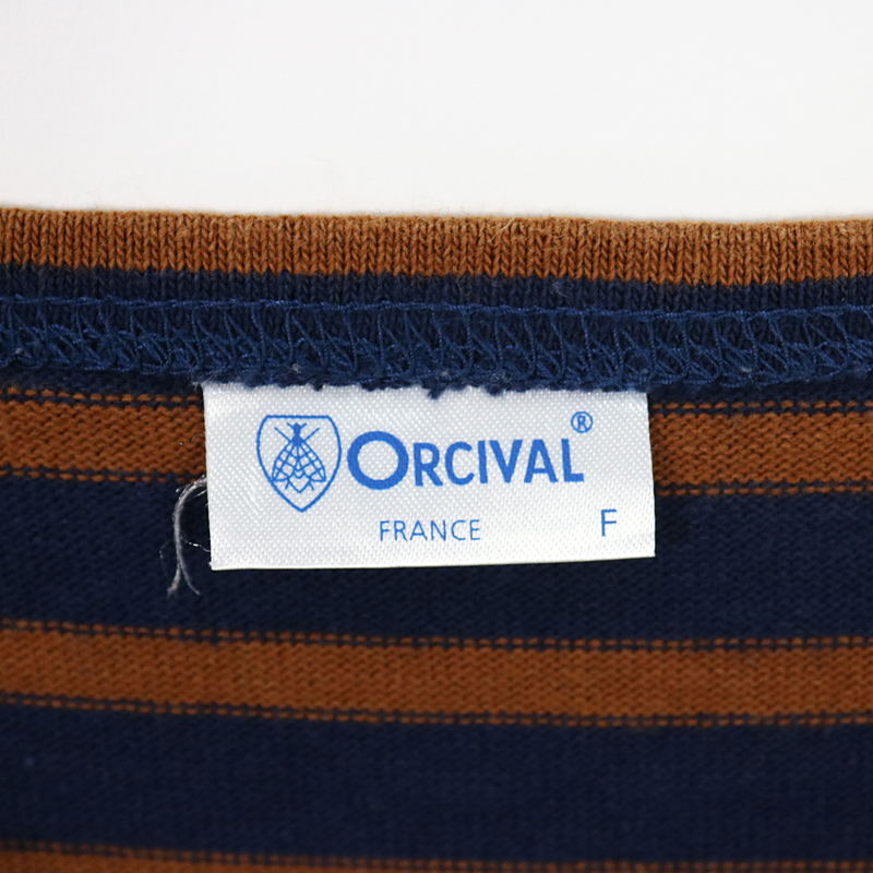 ORCIVAL / オーチバル ボートネックボーダーワンピース