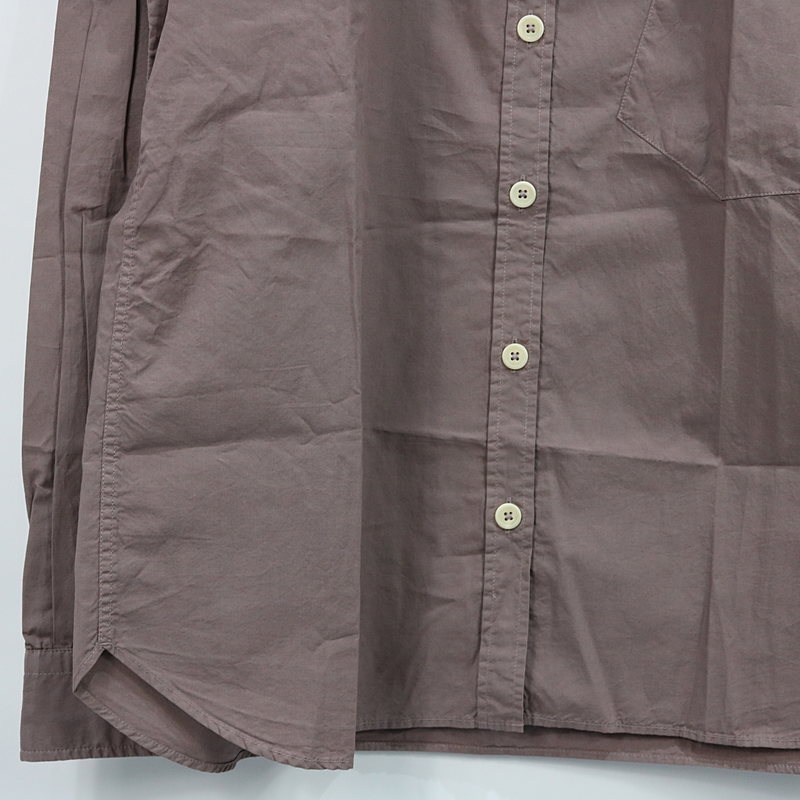 MHL. / エムエイチエル マーガレットハウエル コットン斜めポケット長袖シャツ