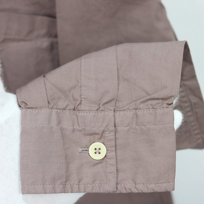 MHL. / エムエイチエル マーガレットハウエル コットン斜めポケット長袖シャツ