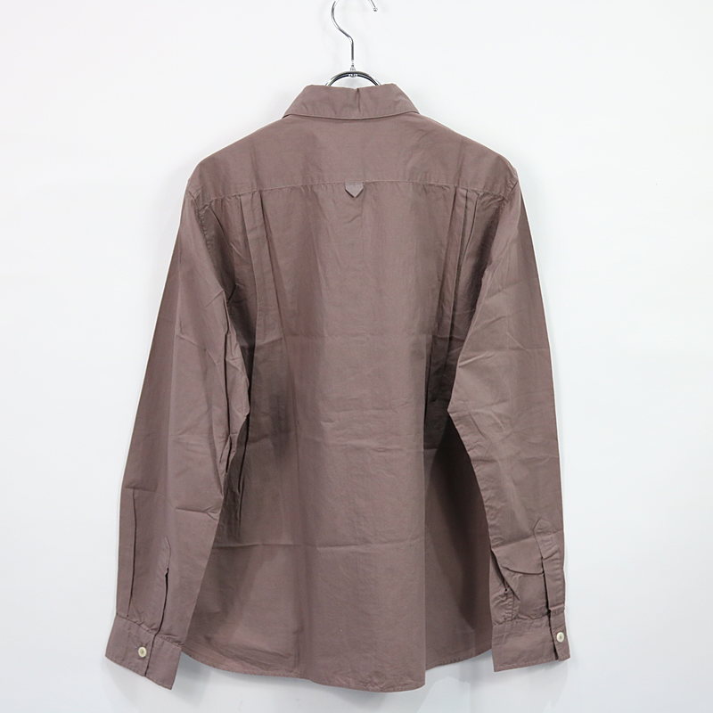 MHL. / エムエイチエル マーガレットハウエル コットン斜めポケット長袖シャツ