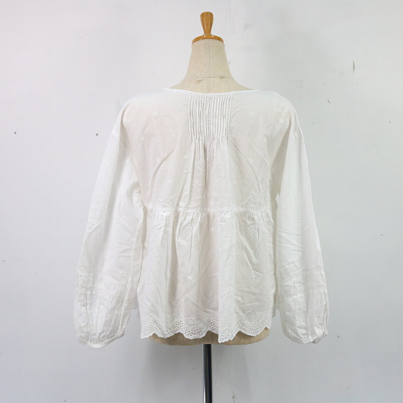 ​SLOBE IENA / スローブイエナ エンブロイダリーレースブラウス