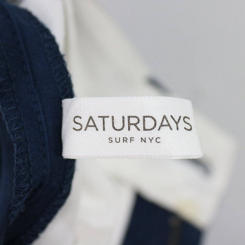 SATURDAYS SURF NYC / サタデーズサーフニューヨーク コットンショートパンツ navy