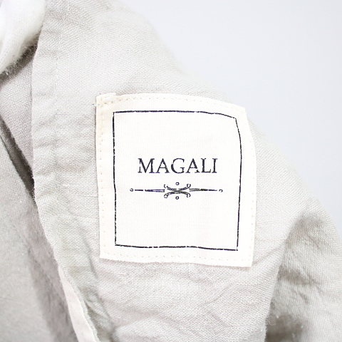 MAGALI / マガリ コットン リネンタックパンツ