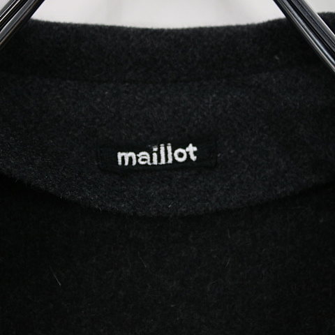 maillot / マイヨ カシミヤ混セーラーカラーコート