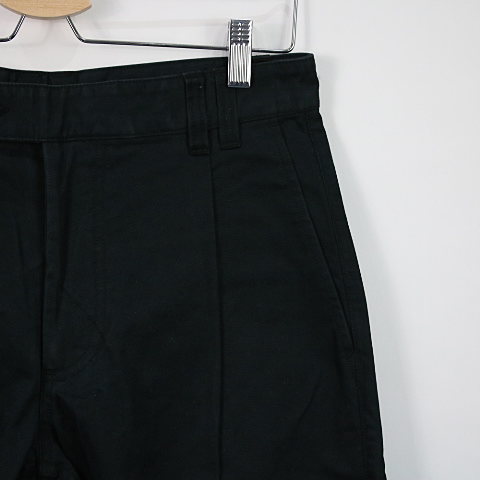 JAMES COWARD / ジェームスカワード Black Drill with Trousers ドリルトラウザーズパンツ