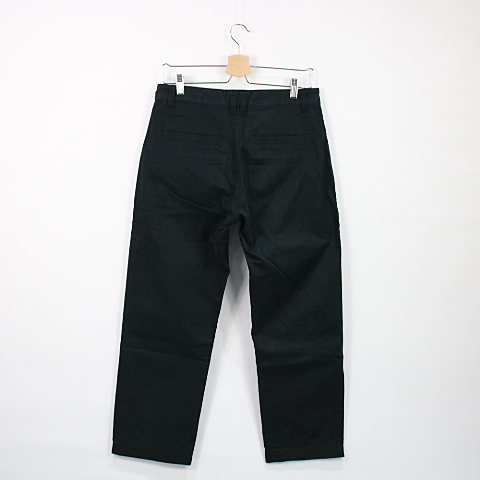 JAMES COWARD / ジェームスカワード Black Drill with Trousers ドリルトラウザーズパンツ