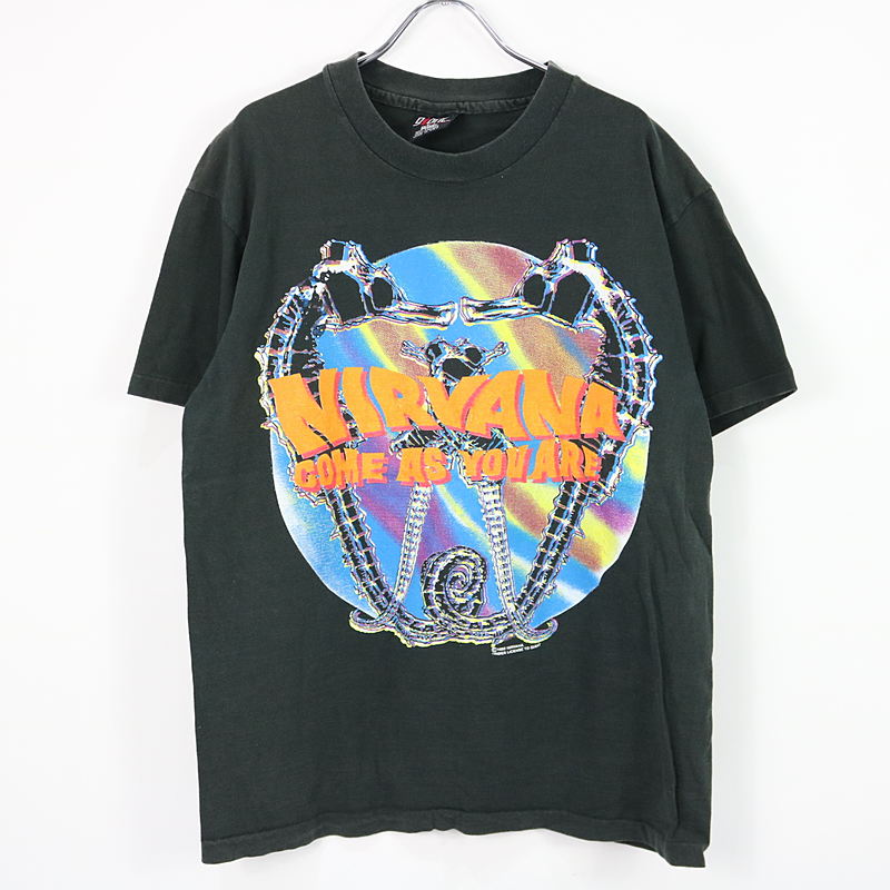 希少 XL 90's NIRVANA COME AS YOU ARE Tシャツ