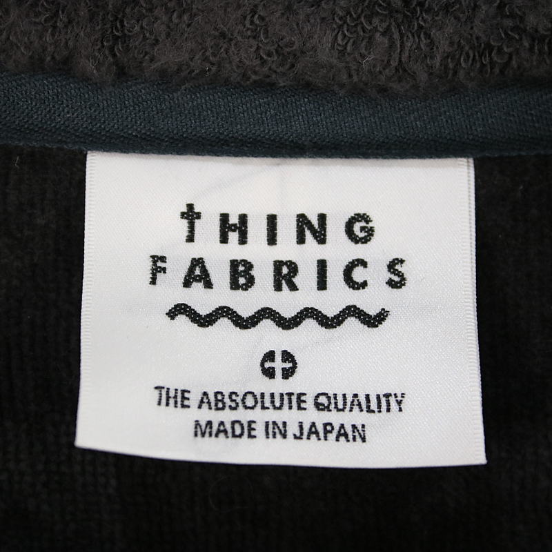 THING FABRICS / シングファブリックス パイルジップアップパーカー