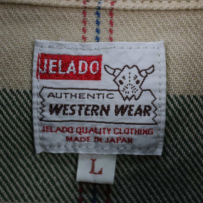 JERADO / ジェラード Vintage Check Western Shirts ヴィンテージチェック ウエスタンシャツ