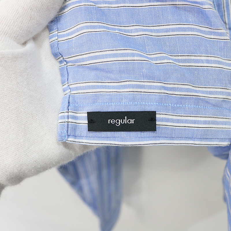 GUCCI / グッチ ミケーレ リネンコットン ストライプシャツ