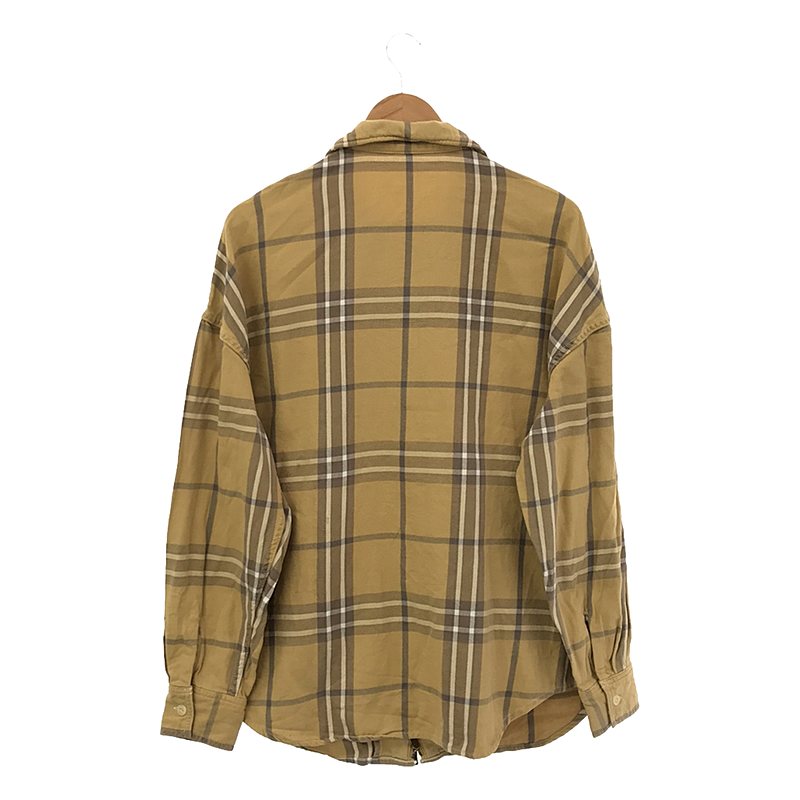 Deuxieme Classe / ドゥーズィエムクラス チェックZIPシャツ ジャケット