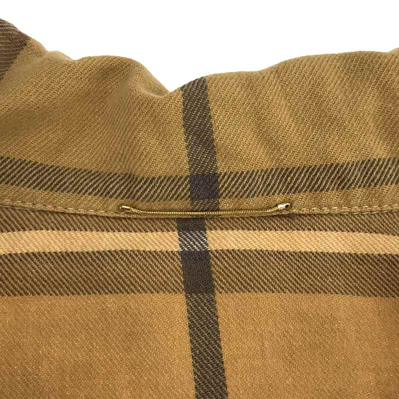 Deuxieme Classe / ドゥーズィエムクラス チェックZIPシャツ ジャケット