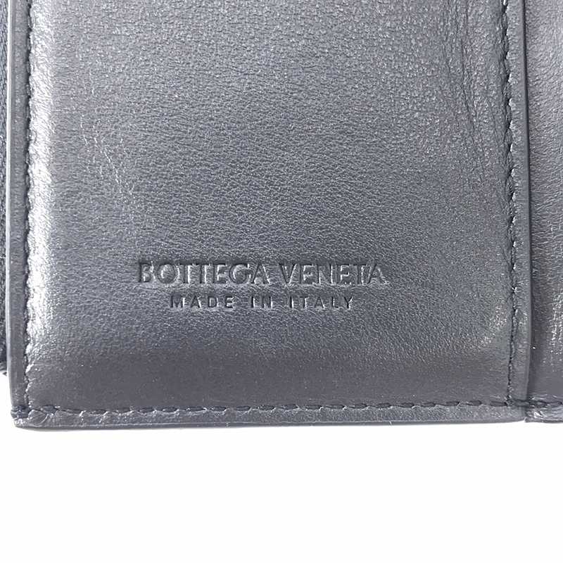 BOTTEGA VENETA / ボッテガヴェネタ イントレチャート カセット 三つ折り財布