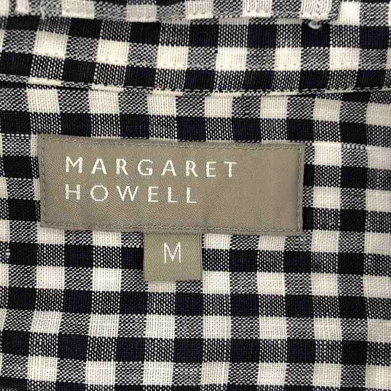 MARGARET HOWELL / マーガレットハウエル ギンガムチェックプルオーバーシャツ