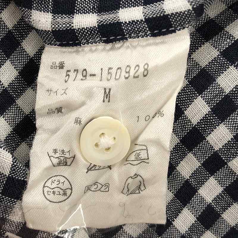 MARGARET HOWELL / マーガレットハウエル ギンガムチェックプルオーバーシャツ