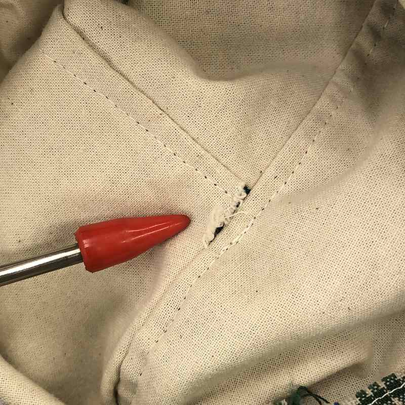 T.Cablin / カブリン CREW HOOD T/W クルーフード チェック カットオフ アノラックパーカー ジャケット