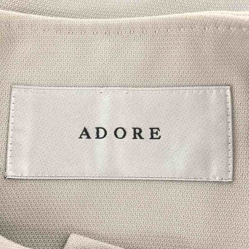 ADORE / アドーア ドライハイツイストノーカラージャケット