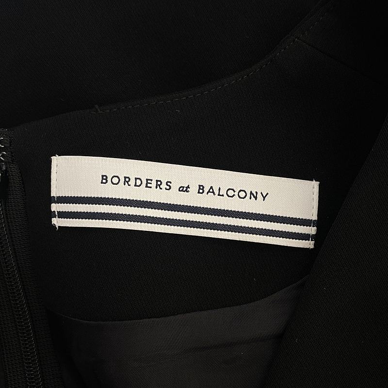 BORDERS at BALCONY / ボーダーズアットバルコニー ELLE別注 ツイルクロスジャンプスーツ