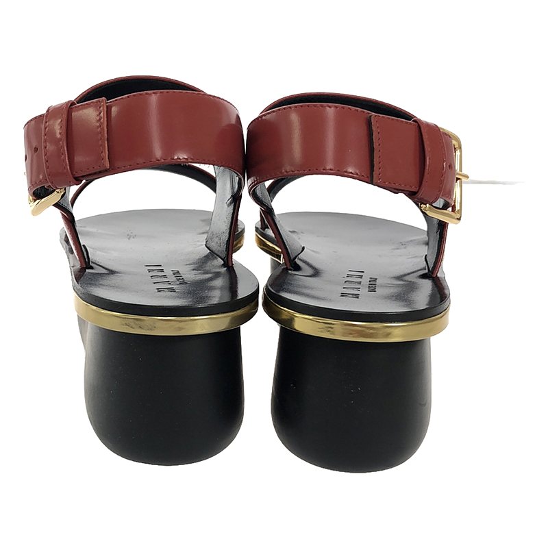 MARNI / マルニ レザー プラットフォーム サンダル