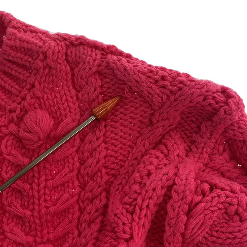 tricot COMME des GARCONS / トリココムデギャルソン ポンポンケーブルニット