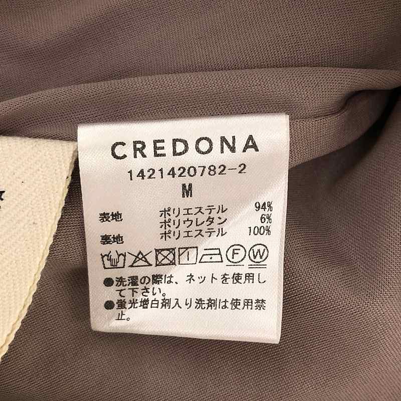 CREDONA / クレドナ Front tack tapered pants フロントタックテーパードパンツ