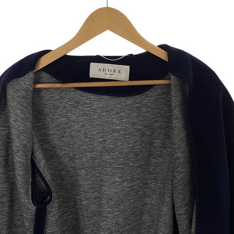 ADORE / アドーア ノーカラーミディコート