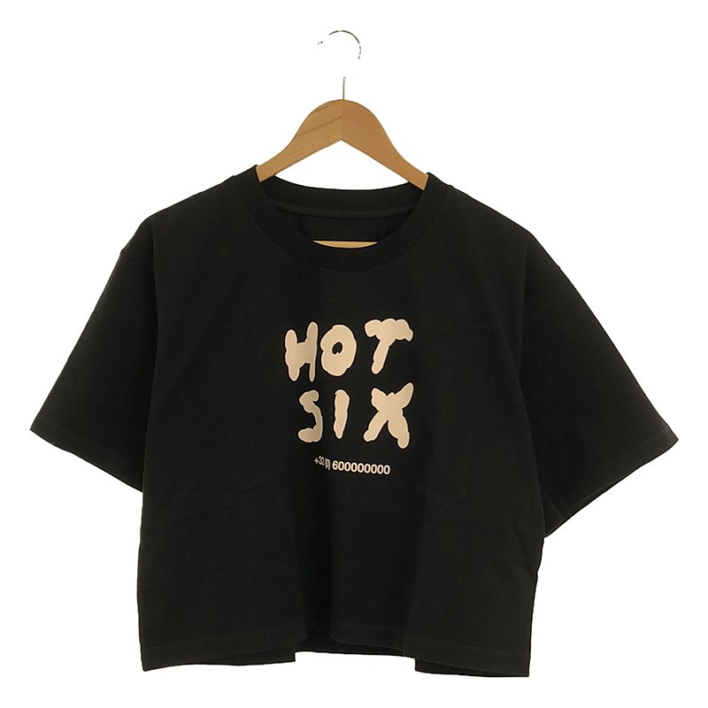 HOT SIX プリント ワイド Tシャツ