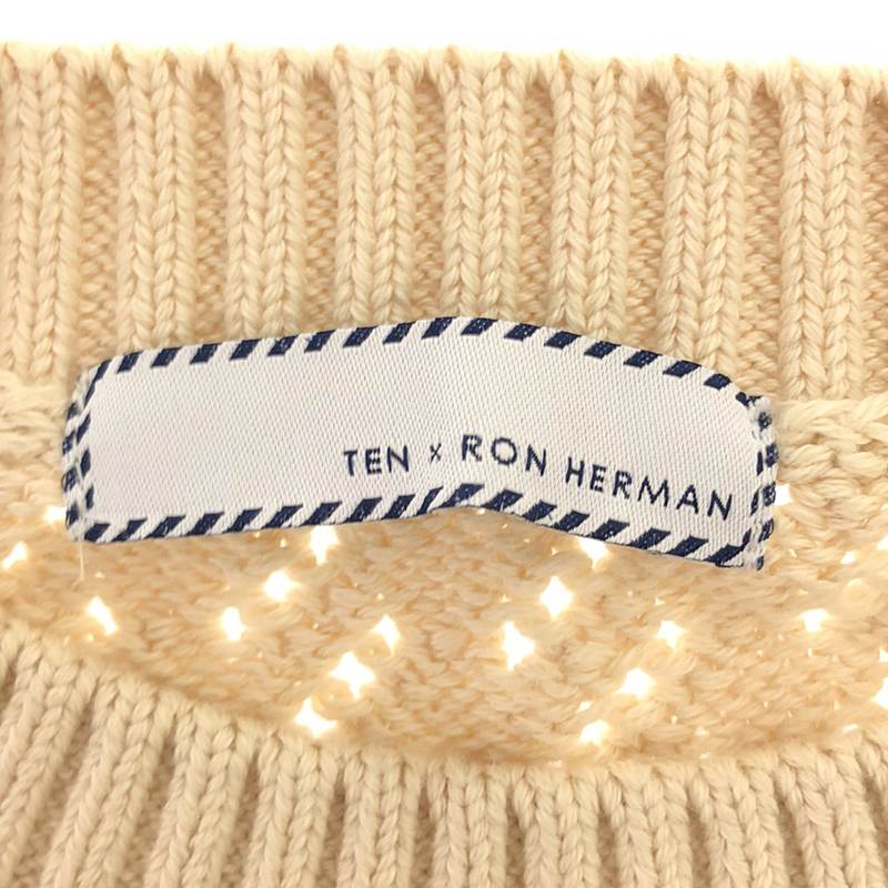 TEN / テン × Ron Herman ロンハーマン別注 コットンニットベスト