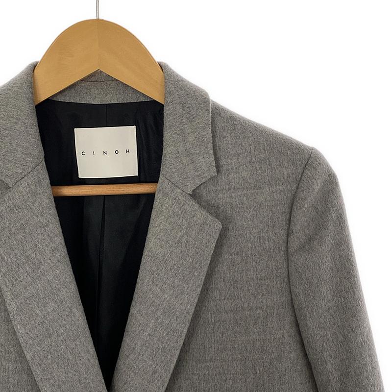 CINOH / チノ ウール チェスターコート / 総裏地
