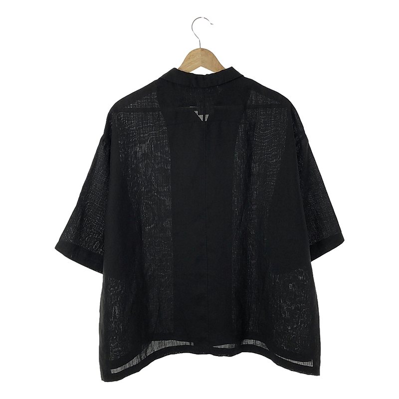 NO CONTROL AIR / ノーコントロールエア スラブ トリアセテート ガーゼ 半袖シャツ ユニセックス