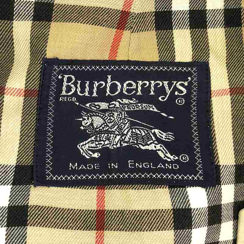 Burberrys / バーバリー 80s ヴィンテージ 英国製 裏地ノバチェック ステンカラーコート