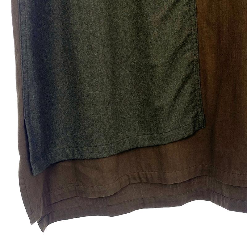 Y's / ワイズヨウジヤマモト ウールポケット パッチ ミリタリー ノースリーブワンピース