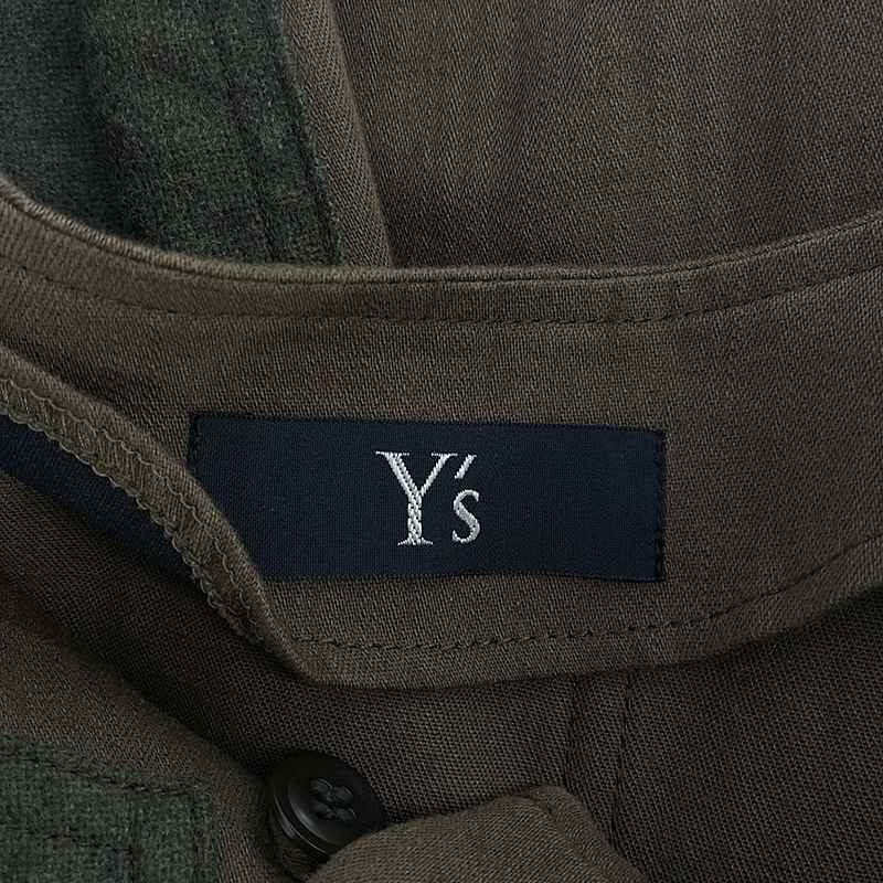 Y's / ワイズヨウジヤマモト ウールポケット パッチ ミリタリー ノースリーブワンピース