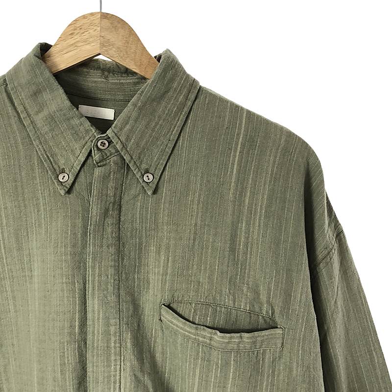 SEEALL / シーオール インドコットン ボタンダウンシャツ