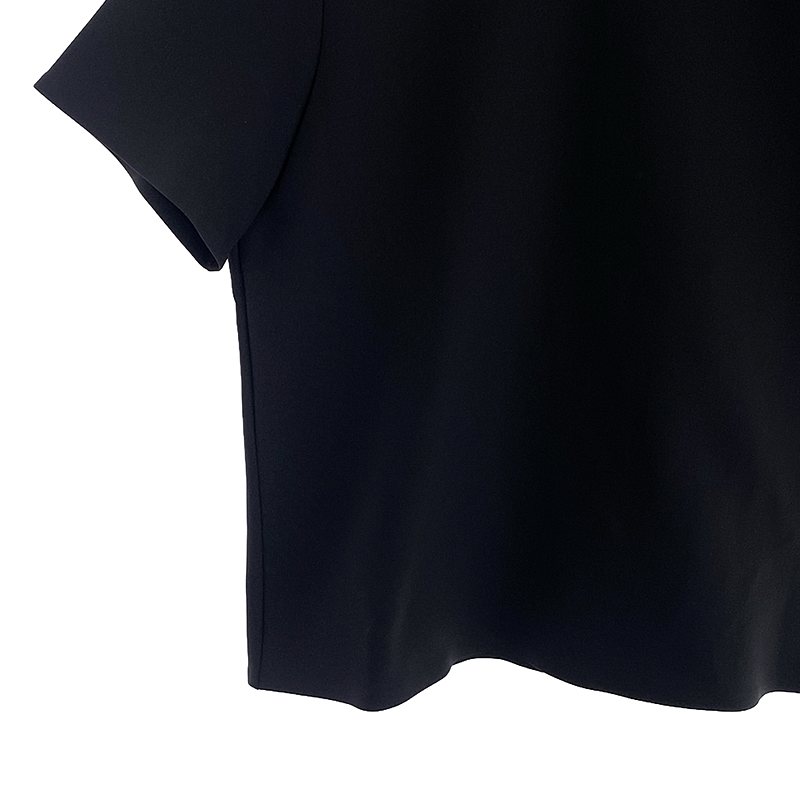 THE ROW / ザロウ Gaspar Short-Sleeve Scuba tops / バックジップ ストレッチ トップス