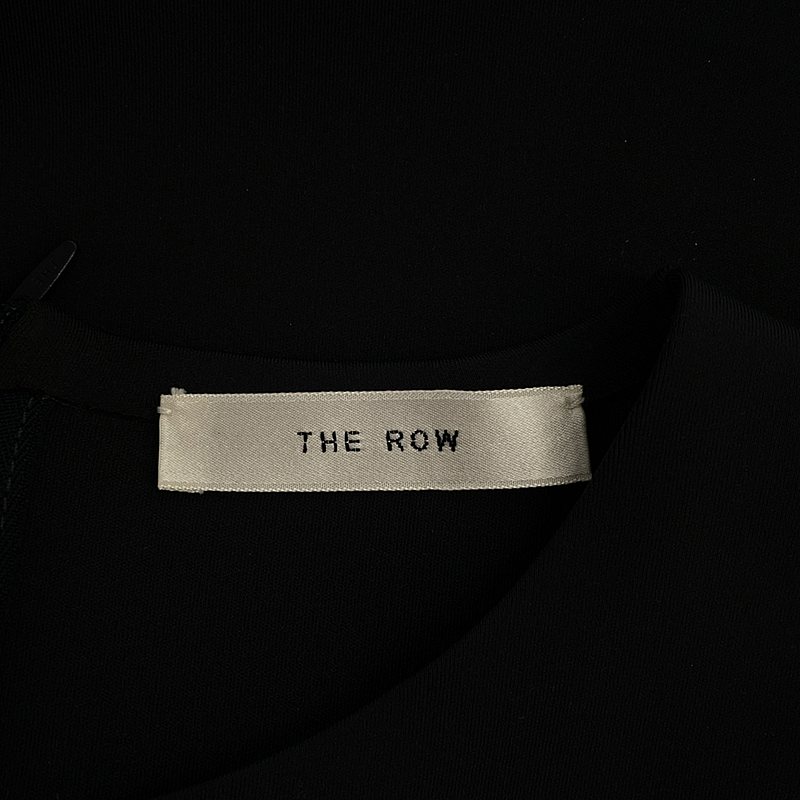THE ROW / ザロウ Gaspar Short-Sleeve Scuba tops / バックジップ ストレッチ トップス